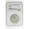 Image 3 : EGYPT: Abdul Hamid II, 1876-1909, AR 10 qirsh, Misr, AH1293-H year 30. NGC MS62