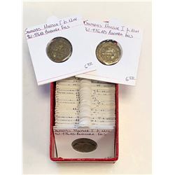 SAMANID: LOT of 43 copper falus