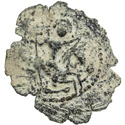 SALDUQIDS: Diya al-Din Ghazi, 1116-1132, AE fals (2.54g), NM, ND. VF
