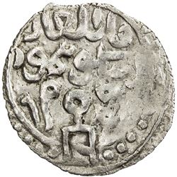 GOLDEN HORDE: Mangu Timur, 1267-1280, AR yarmaq (1.90g), Qrim, AH665. VF