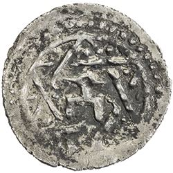 GOLDEN HORDE: Tole Buqa, 1287-1290, AR yarmaq (1.59g), Qrim, AH686. VF-EF