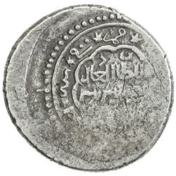 ILKHAN: Sulayman, 1339-1346, AR 6 dirhams (4.14g), Qumm, AH(74)2 (weak). F-VF