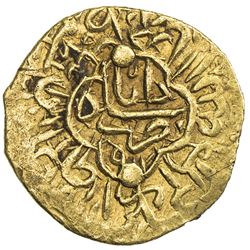 SAFAVID: Tahmasp I, 1524-1576, AV 1/2 mithqal (2.29g), Shahabad, AH981. VF-EF