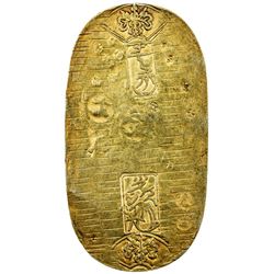 JAPAN: Gembun, 1736-1741, AV koban (13.04g), Edo mint. VF