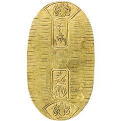 JAPAN: Man'en, 1860-1861, AV koban (3.31g), Edo mint. VF