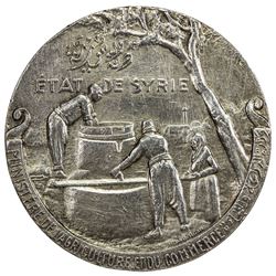 SYRIA: AR medal (31.96g), 1927. EF