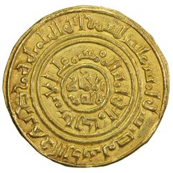 KINGDOM OF JERUSALEM: Anonymous, ca. 1150-1187, AV bezant (3.74g), "Misr", "AH515". EF