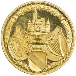 FRANCE: AE medal (58.69g), 1891. PF