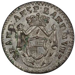 BRANDENBURG-ANSBACH: Alexander, 1757-1791, AR kreuzer, 1790-S. PCGS MS63
