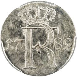 PRUSSIA: Friedrich II, 1740-1786, AR 1/24 thaler, 1782-A. PCGS MS65