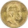 Image 1 : PRUSSIA: Wilhelm I, 1871-1888, AV 10 mark, 1872-A. PCGS MS66