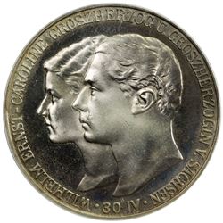 SAXE-WEIMAR-EISENACH: Wilhelm Ernst, 1901-1918, AR 5 mark, 1903-A. PCGS PF65