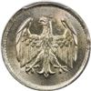 Image 2 : GERMANY: Weimar Republic, AR mark, 1924-G. PCGS MS65