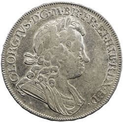 GREAT BRITAIN: George I, 1714-1727, AR crown, 1720 over 1718. VF