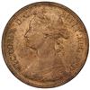 Image 1 : GREAT BRITAIN: Victoria, 1837-1901, AE halfpenny, 1887. PCGS MS64