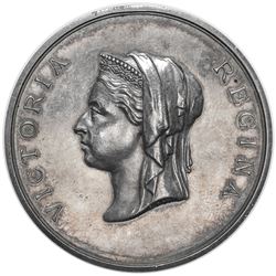 GREAT BRITAIN: Victoria, 1837-1901, AR medal (46.78g), 1883. AU