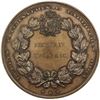 Image 2 : IRELAND: AE medal (171.3g), 1865. AU