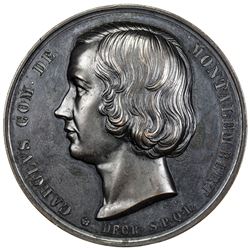 ITALY: AE medal, 1849. AU