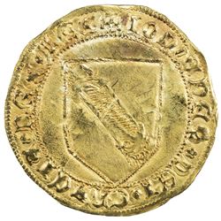 CASTILE & LEON: Juan II, 1406-1454, AV dobla de la banda (4.59g), Sevilla. AU