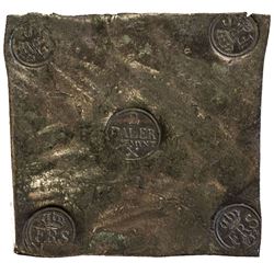 SWEDEN: Frederik I, 1720-1751, AE 2 daler plate money (1570g), 1742. EF
