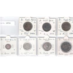 MOMBASA: LOT of 7 coins