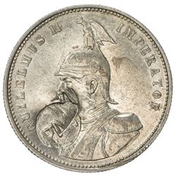 MOZAMBIQUE: Carlos I, 1889-1908, AR rupie, ND (1889-1895). EF