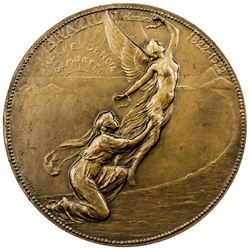 BRAZIL: AE medal (109.9g), 1923. EF