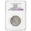 Image 3 : COLOMBIA: AR 50 centavos, Bogota, 1887. NGC EF