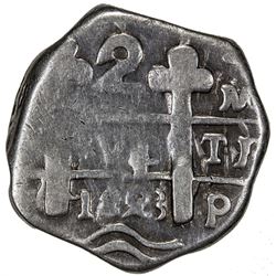 HONDURAS: AR 2 reales, 1823. F