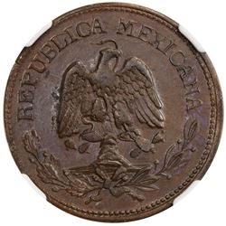 MEXICO: Revolutionary Issue, AE 50 centavos, Campo Morado, Guerrero State, 1915. NGC MS61