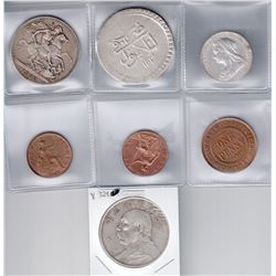 WORLDWIDE: LOT of 10 modern coins