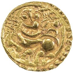 KADAMBAS OF GOA: Sivachitta, fl. 1147-1187, AV pagoda (4.40g). EF