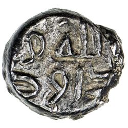 GOVERNORS OF SIND: Da'ud b. Yazid al-Muhallabi, ca. 800-820, AR damma (0.58g), NM, ND. VF-EF