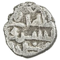 GOVERNORS OF SIND: Bishr (b. Da'ud al-Muhallabi), ca. 820-826, AR damma (0.42g), NM, ND. VG
