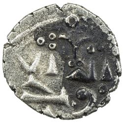 HABBARIDS OF SIND: al-Mansur, ca. 1040s-1050s, AR damma (0.43g), NM, ND. VF-EF