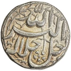 MUGHAL: Akbar I, 1556-1605, AR rupee (11.41g), Lahore, IE45. EF