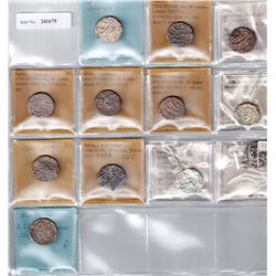 MUGHAL: LOT of 10 rupees