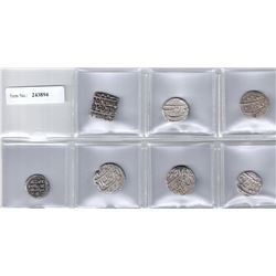 MUGHAL etc.: LOT of 7 silver coins