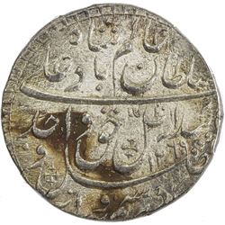 AWADH: Wajid Ali Shah, 1847-1858, AR rupee, Lucknow, AH1269 year 6. PCGS MS62