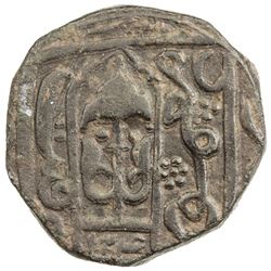 SIKH EMPIRE: Anonymous, ca. 1824-1829, AE falus (10.53g), Peshawar, AH1240. VF-EF