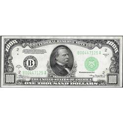 1934A $1,000 Federal Reserve Note New York