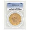 1922 $20 St. Gaudens Double Eagle Gold Coin PCGS MS63