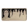 500 Grain Sterling Silver Franklin Mint 100 Greatest Americans Ingot