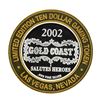 Image 1 : .999 Silver Gold Coast Las Vegas, Nevada $10 Casino Limited Edition Gaming Token