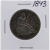 1843 Seated Liberty Half Dollar Coin