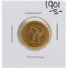 Image 1 : 1901-S $5 Liberty Head Half Eagle Gold Coin