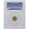1851 $1 Liberty Head Gold Coin PCGS AU58