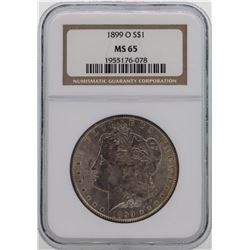 1899-O $1 Morgan Silver Dollar Coin NGC MS65