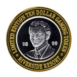 .999 Silver Riverside Resort Hotel & Casino $10 Casino Limited Edition Gaming To
