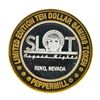 Image 1 : .999 Silver Peppermill Hotel Casino Reno, NV $10 Casino Limited Edition Gaming T